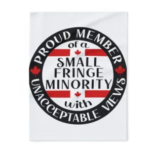 Fleece Blanket - Against the Status Quo and Freedom Design