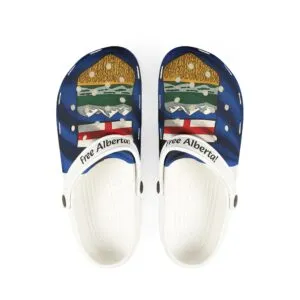 Free Alberta! EVA Foam Clogs – Comfortable Patriotic Footwear