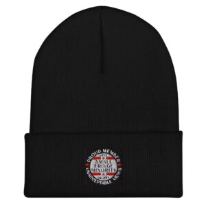 Small Fringe Minority Embroidered Beanie