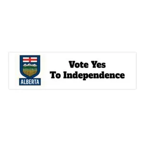 Alberta Independence Bumper Sticker