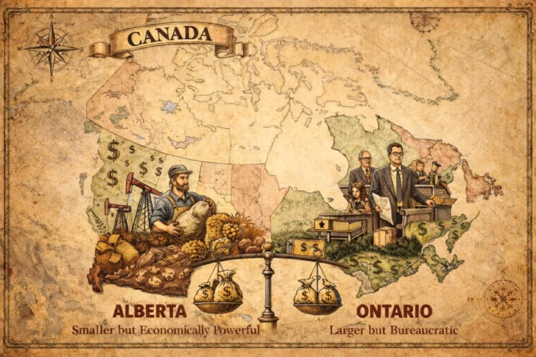 Alberta and Ontario: GDP, Fiscal Balance, and Structural Risk in the Canadian Federation