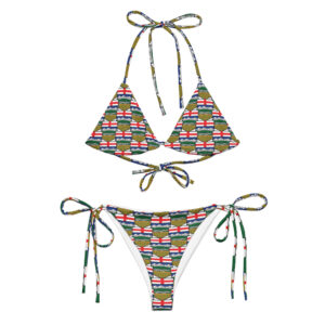Alberta Flag string bikini