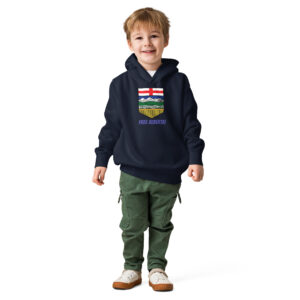 Toddler fleece Free Alberta! pullover hoodie