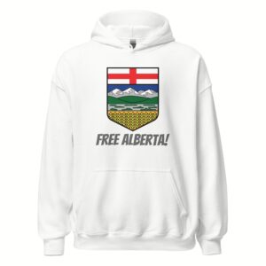 Unisex Free Alberta! Light Colours Hoodie