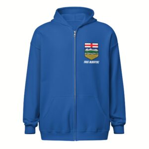 Unisex heavy blend FREE ALBERTA! zip hoodie
